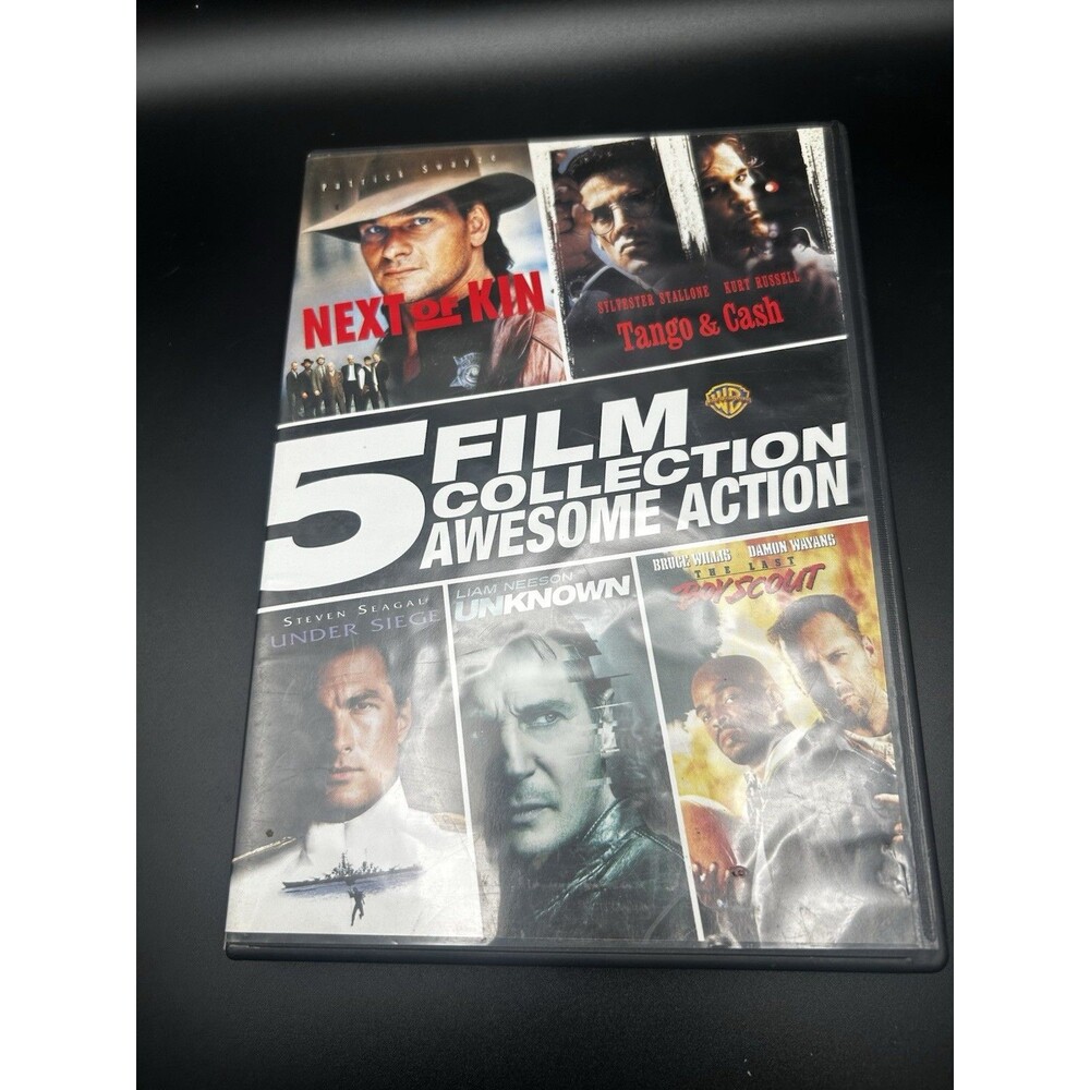 Warner Bros 5 Film Collection: Awesome Action DVD (2016 Set) Untested